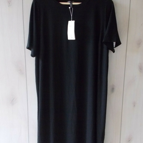 Eileen Fisher Dresses & Skirts - Eileen Fisher Black Viscose Jersey Calf Lngt Dress